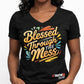 BLESSED THROUGH THE MESS V-NECK T-SHIRT