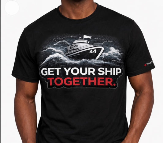 GET YOUR SHIP TOGETHER (44) T-SHIRT