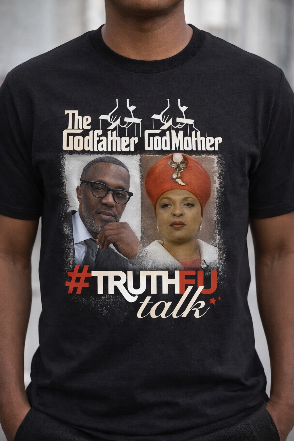 The God Parents Black T-Shirt